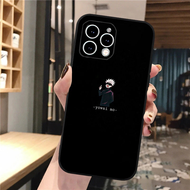 Satoru Gojo Jujutsu Kaisen Phone Case For iphone 17 Pro Max 17 Air 16 15 14 13 Pro Max 15 16 Pro 15Plus