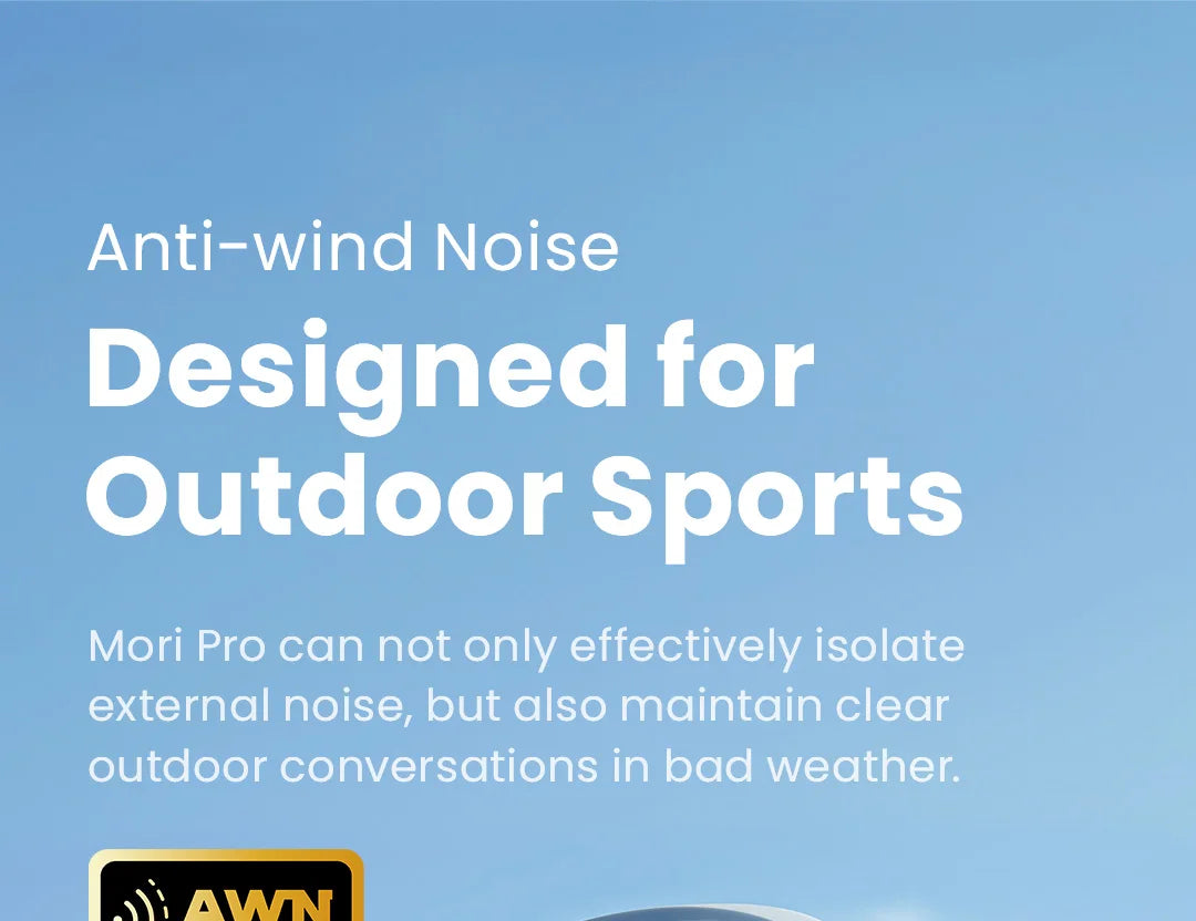 HAYLOU Mori Pro Bluetooth 5.4 Earphones Wireless  43dB Adaptive Hybrid ANC Hi-Res LDAC Earbuds 6 Mic Headphones 28H Battery Life