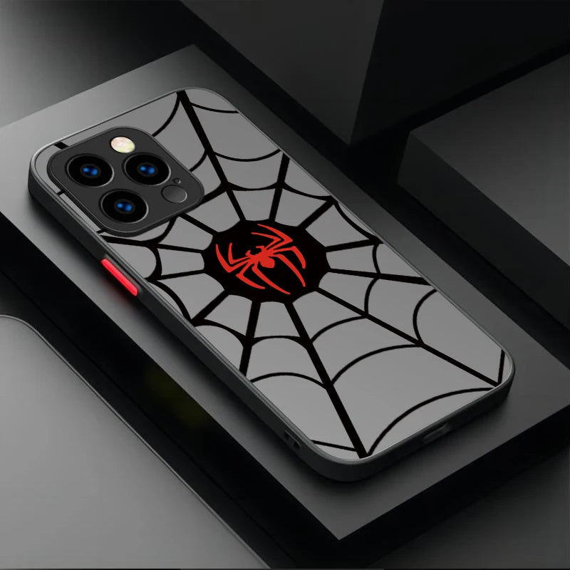 Spider Man Creative Shockproof Phone Case for IPhone 17 Air 15 16E 16 Plus 14 13 12 11 Pro Max XR X XS Max SE 2020 Bumper Cover