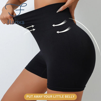 Flarixa High Waist Seamless Panties Flat Belly Shaping Women Breasted Shaperwear Tummy Butt Lift Pants Slimming Underwear