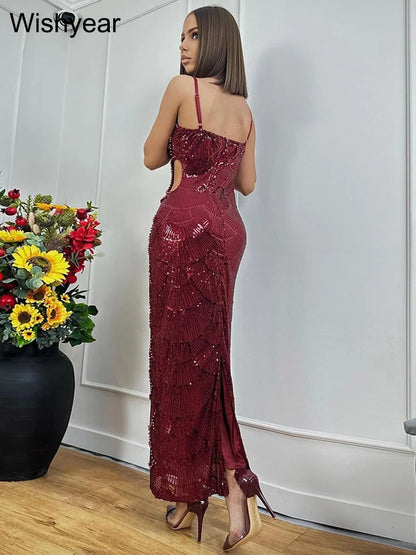 Long Dresses Women Elegant Celebrity Party Evening Wedding Bodycon Gowns