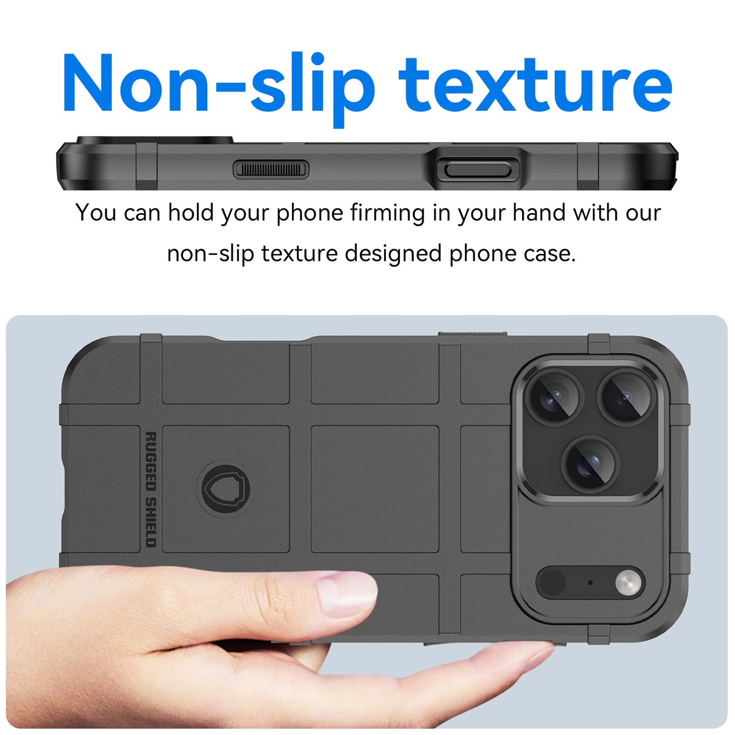 Military-Grade Shockproof Case for iPhone 17 Rugged TPU Shield Cover Compatible with iPhone 416/17pro Max Phone Protector