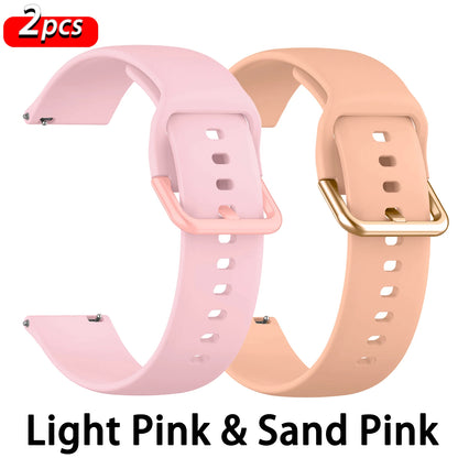 Strap For Amazfit GTS 2/4/3/GTS 2/4 Mini/GTR 4/2/2e 20mm/22mm Watch Silicone Sport Bracelet Amazfit bip 6 5 3/u pro Series band