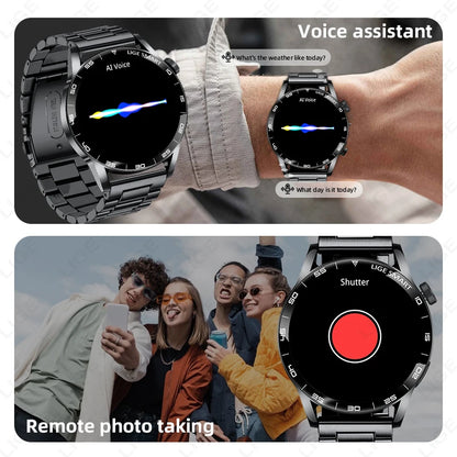 LIGE 2025 New Smartwatch Men For Android iOS Phone 1.38" HD Bluetooth Call Heart Rate Monitor Waterproof Sport Smart Watch Women