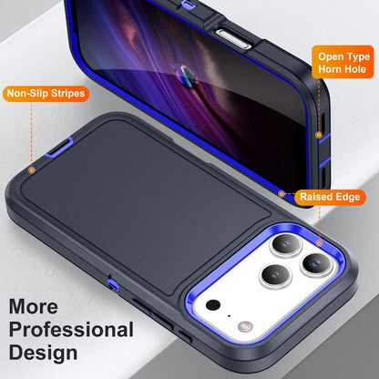 Hybrid Armor Shockproof Defend Case For iPhone 17 Pro Max 17Air 16Pro 16e 16Plus 17 Heavy Duty Protection Rugged Cover
