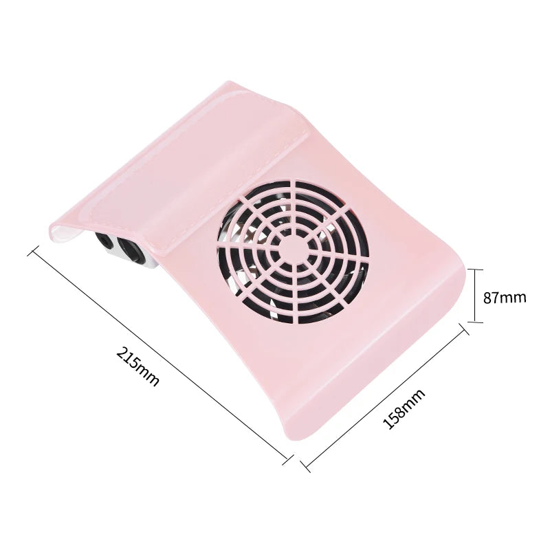 Nail Dust Collector Vacuum Cleaner Manicure Machine Tools Strong Power Low Noise Nail Art Tool Nail Vacuum Cleaner