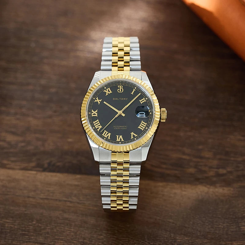 Baltany 39mm Dress Watches for Men S4094 10ATMWaterproof NH35 Automatic Luxury Watches Man DJ Homage Mechanical Wristwatches Man