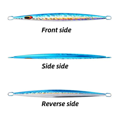 Metal Sea Fishing Jig Lure 200g 160g 100g 80g Switch Fast Sinking Metal Jig Jigging Bait