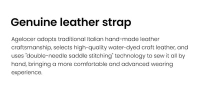 AGELOCER Original World Time Watch Men's Luxury Business Formal Automatic Mechanical Watch Birthday Gift for Men