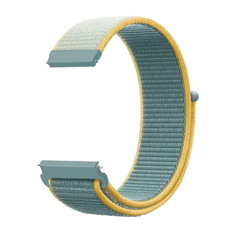 Nylon Loop Strap for Samsung Galaxy Watch 3/4/5/6/Gear S3 Wristband for Huawei Watch 4/GT-2-3-Pro/Amazfit GTR/GTS Belt
