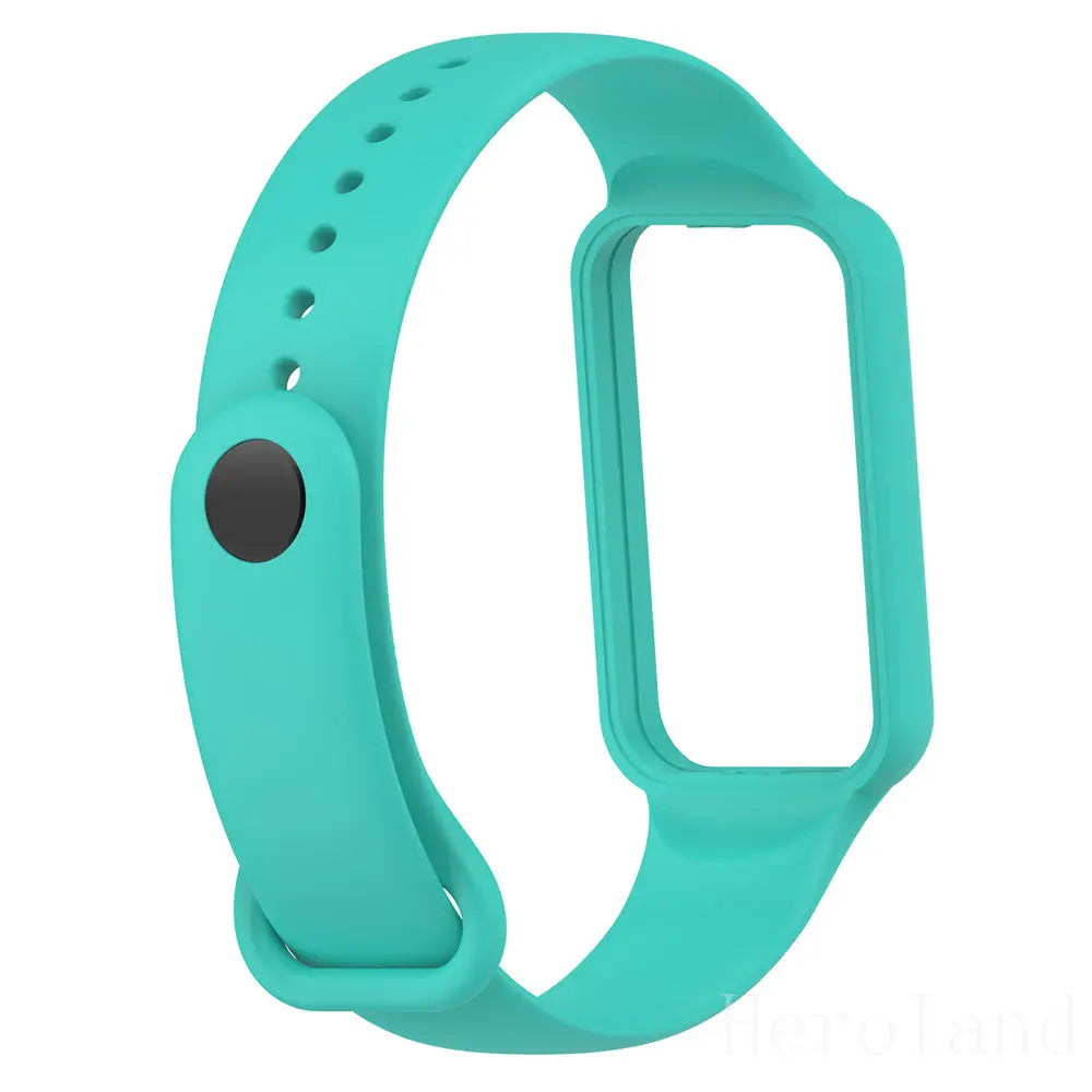 Silicone WatchStrap For Huami Amazfit Band 7 SmartWatch Band Bracelet Soprt Wristband For Amazfit band7 Strap Buckle new