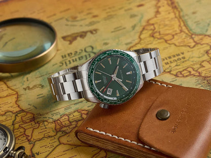 Baltany 2025 New Nh34 Gmt Men's Mechanical Watch 40Mm Sapphire Luminous C3 Stainless Steel Waterproof Sports 20Bar Watches for M