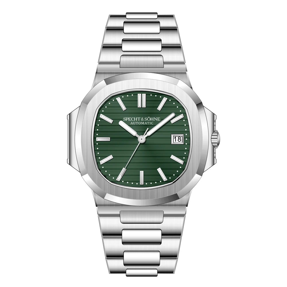 New Specht&Sohne Men's Watches Mechanical Watch Japan Miyota 8215 Movt Rose Gold Stainless Steel Classic 5711 Watch Waterproof