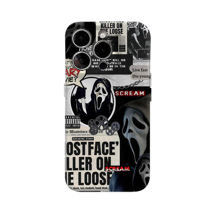 Scream Halloween IPhone17 Must-Haves Phone Case for IPhone 17 16 15 14 13 12 11 Pro Max Plus Double-layer Back Cover
