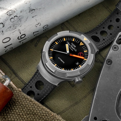 New Thorn Watch T018 PT5000 Movement Sapphire Waterproof Luminous Fluororubber Strap Men's Watches Salutes Classic