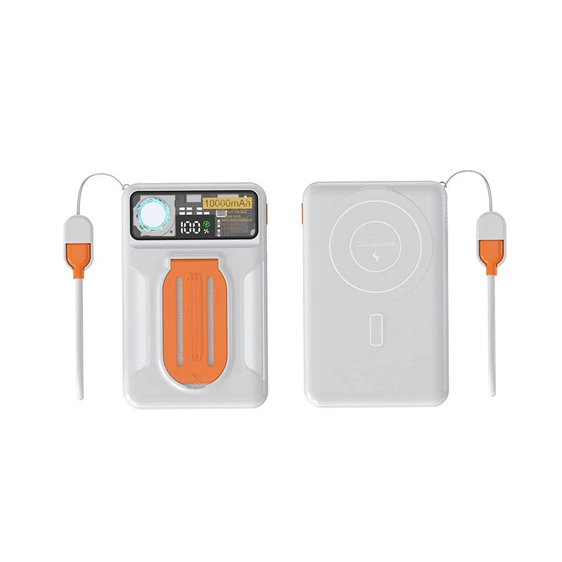 20000mAh Magsafe Power Bank with Cooling Fan Magnetic Wireless 22.5W Fast Charger For iPhone 16 Samsung Huawei Xiaomi Powerbank