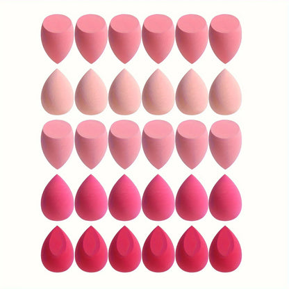 Makeup sponge set suitable for liquid BB cream powder application makeup egg dry wet dual-use powder puff girl
