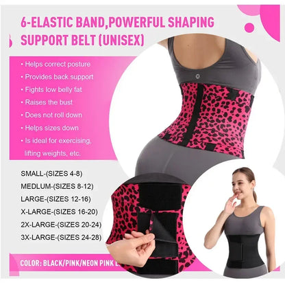 Belt Tummy Control Body Shaper with Triple Wrap Corset Workout Sweat Band Sports Slimmer Gym Girdle Shaper