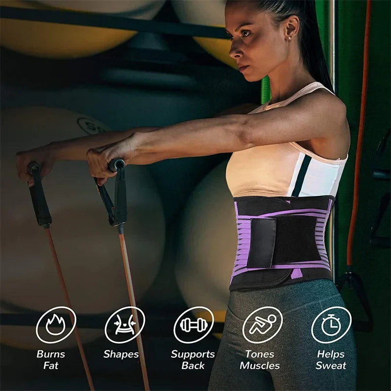 Women Waist Trainer Body Shaper Slimming Belt Sheath Belly Tummy Control Sweat Shapewear Workout Gym Clothes Corset Underwear
