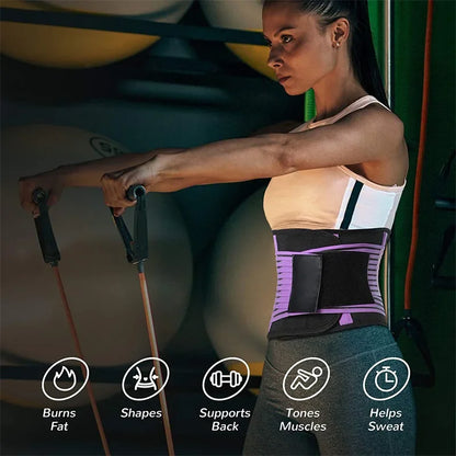 Women Waist Trainer Body Shaper Slimming Belt Sheath Belly Tummy Control Sweat Shapewear Workout Gym Clothes Corset Underwear