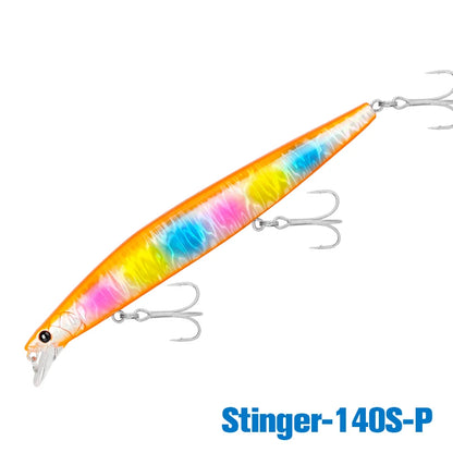 Minnow Sea Fishing Lure STINIGER 140mm 26g Piston Weight Ultra Long Casting Seabass Inshore Hard Baits