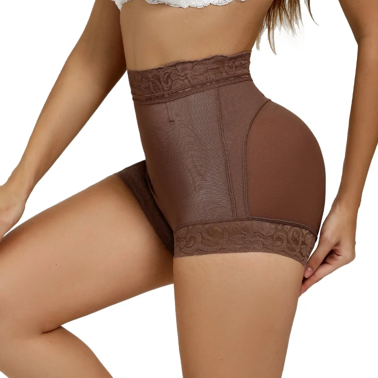 Colombianas tummy control butt lifter body shapewear women slimming girdle body shaper waist trainer high waist flat belly