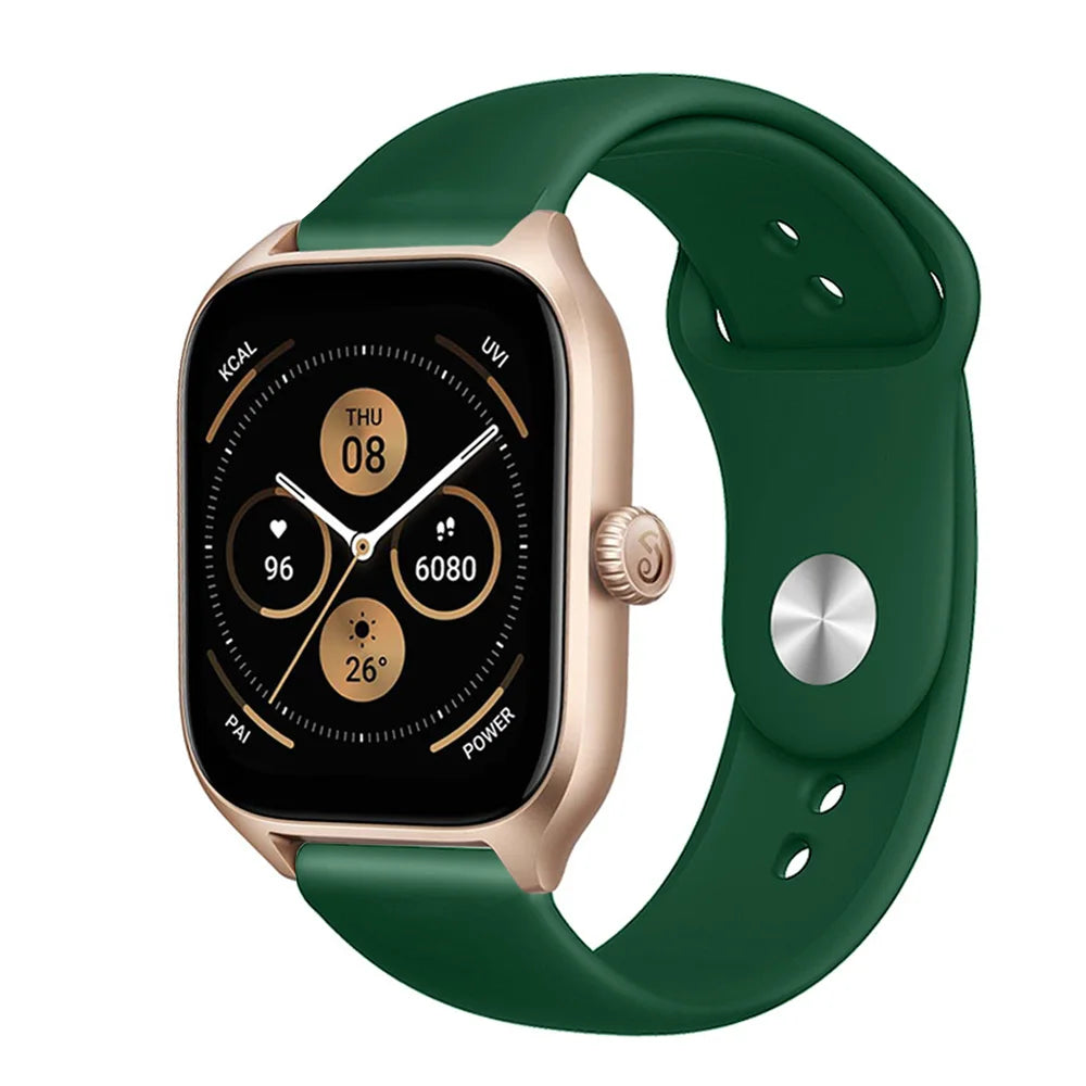 Silicone band For Amazfit GTS 3/2/2e/GTS2 Mini/GTR 42mm/47mm/GTR 3/3 Pro/2/2e Sport Watch Bracelet Amazfit bip 6 strap