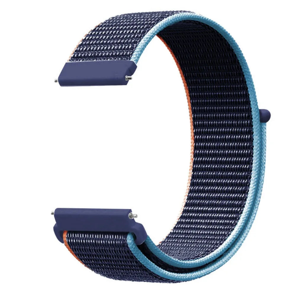 Nylon Loop Strap for Samsung Galaxy Watch 3/4/5/6/Gear S3 Wristband for Huawei Watch 4/GT-2-3-Pro/Amazfit GTR/GTS Belt