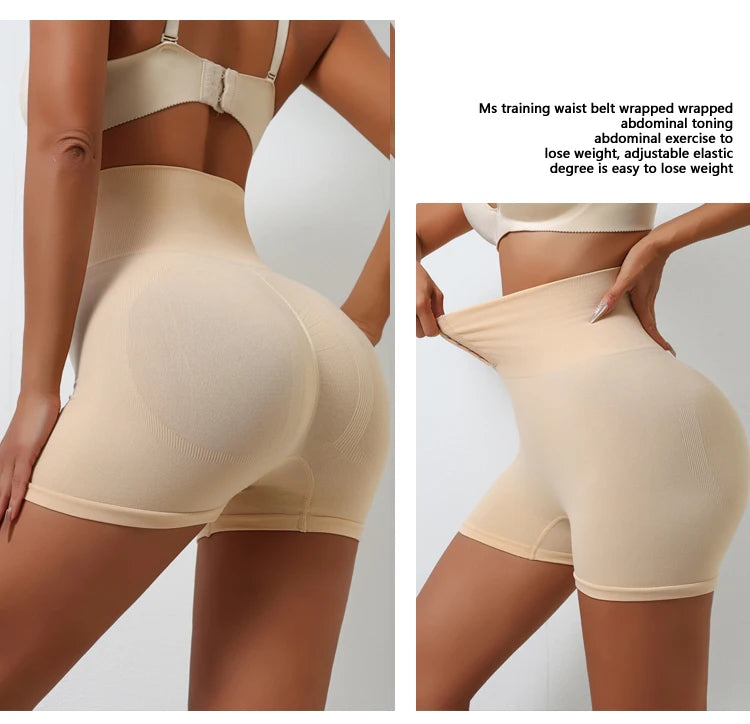 Flarixa High Waist Seamless Panties Flat Belly Shaping Women Breasted Shaperwear Tummy Butt Lift Pants Slimming Underwear