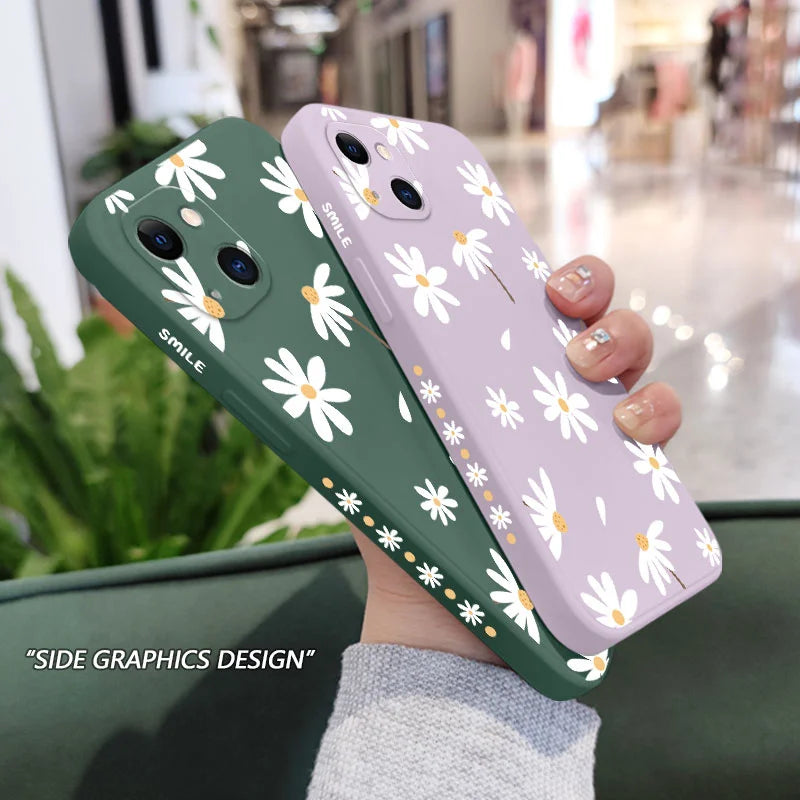Plain Daisies Phone Case For iPhone 17 17 Air 16 16e 15 14 13 12 11 Pro Max Mini X XR XS MAXCover
