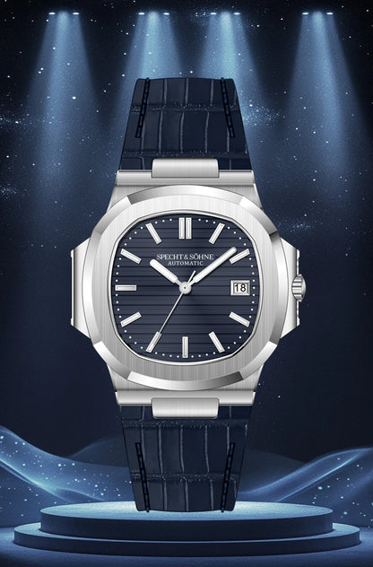 New Specht&Sohne Men's Watches Mechanical Watch Japan Miyota 8215 Movt Rose Gold Stainless Steel Classic 5711 Watch Waterproof