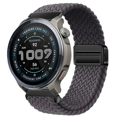 Watch Strap For Huami Amazfit Balance 2 Band GTR 4 2 2E GTR3 Pro/GTS 4/3/2 mini/Bip 3 6 U S Braided Magnetic Bracelet