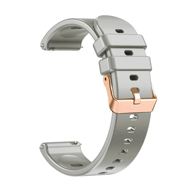 20mm Floral Band For Huami Amazift GTS 4/2/2e/3/GTS2 Mini/GTR 42mm Watch Bracelet Amazfit Bip 3 Pro Transparent Silicone Strap