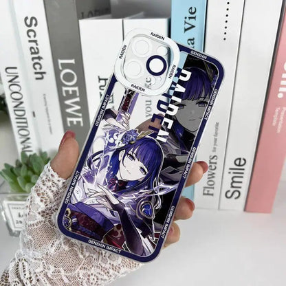 Case for Iphone 17 16 15 Pro Max 11 12 13 14 Pro Max 16e 17 Air 17Pro 16 Plus 13 Mini 16Pro Cover Wanderer Hu Tao Genshin Impact