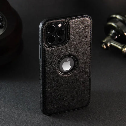 IPhone 17 11 12 13 14 15 16 Pro Max MINI XR XS X SE 7 8 Business PU Leather Case Soft Cowhide Shockproof Protective Cover