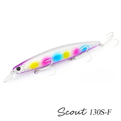 Sinking Minnow Fishing Lure SCOUT 130mm 24g Long Casting Seabass Flounder Artificial Large Sea Fishing Hard Baits