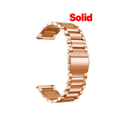 WatchBand For Amazfit Active/GTS 2/3/4 Mini Strap GTR 2/3/4 42 47mm stainless steel Bracelet For Amazfit Bip 3 5 Band