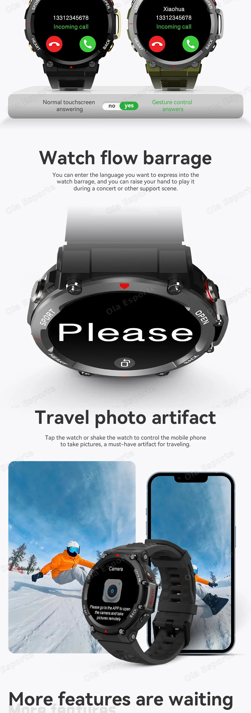 T-REX 3 Ultra Outdoor Military NFC Smart Watch Men GPS trackr Bluetooth Call Health Monitor Sports Smartwatch For Amazfit