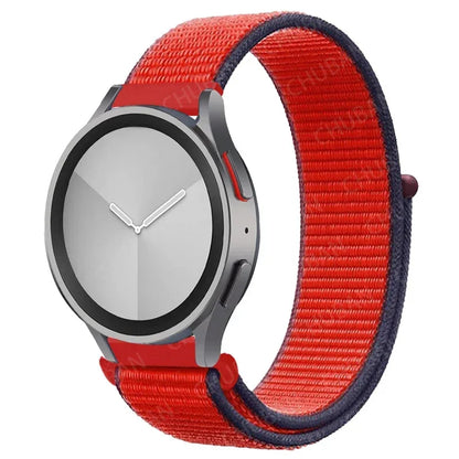 Nylon loop Band For Samsung Galaxy Watch 7 FE 6/5/pro/4/Classic/active 2 40-44mm 20mm/22mm sport bracelet huawei gt 2/e/3 strap