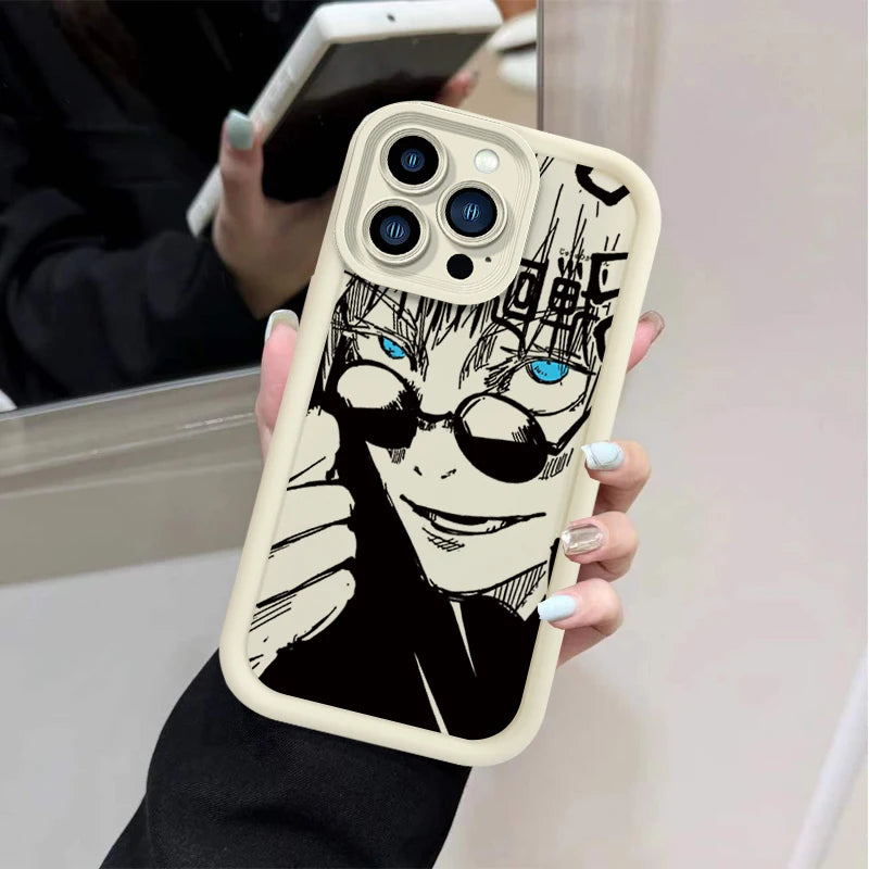 Anime Jujutsu Kaisen Phone Case for IPhone 17 Air 16 16E 15 14 13 12 11 Pro Max X XS X S Max XR SE 2020 SE4 7 8 Soft Back Cover