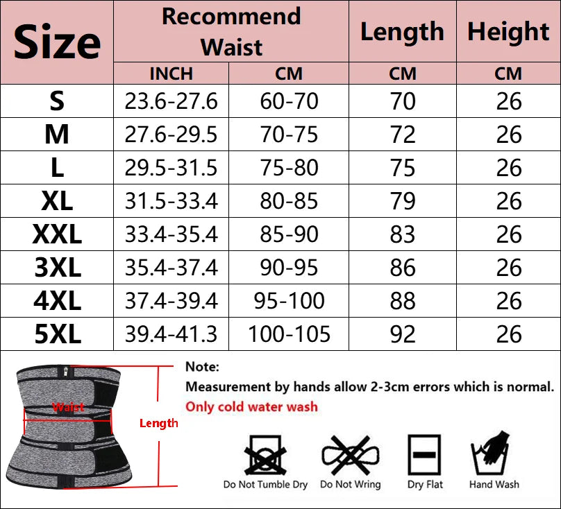 Waist Trainer Corsets for Women Workout Sauna Sweat Belly Trimmer Belt Sports Body Shaper Girdles Fitness Weight Loss Shapewear