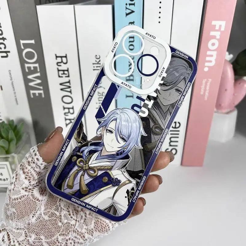 Case for Iphone 17 16 15 Pro Max 11 12 13 14 Pro Max 16e 17 Air 17Pro 16 Plus 13 Mini 16Pro Cover Wanderer Hu Tao Genshin Impact