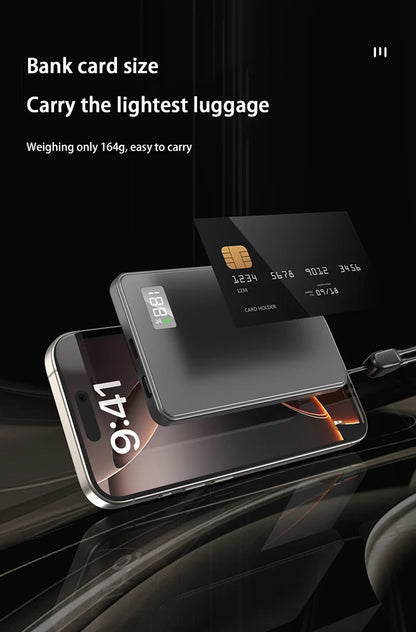 500000mAh Portable Magnetic Wireless Power Bank PD22.5W Fast Charging External Battery for Magsafe For iPhone Samsung