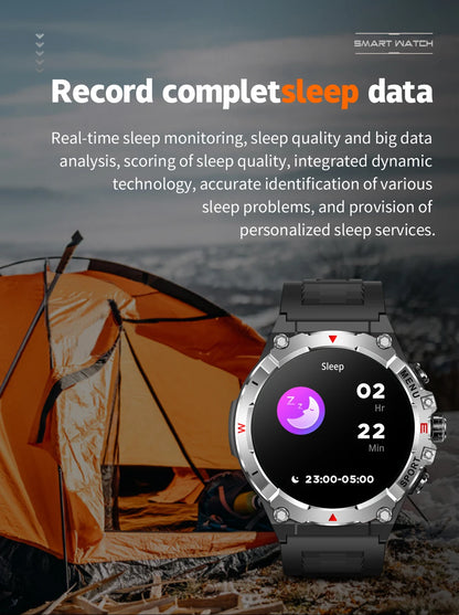 COLMI V76 GPS Smartwatch 1.43" Ultra AMOLED Display Built-in Compass Altimeter Bluetooth Call Smart Watch 500mAh Battery