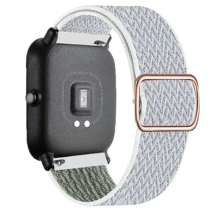 band For Amazfit GTS 4/2/2e/3/GTS2 Mini/GTR/4/3/Pro/GTR2/42mm/stratos Nylon Elastic Watch Bracelet Amazfit bip strap