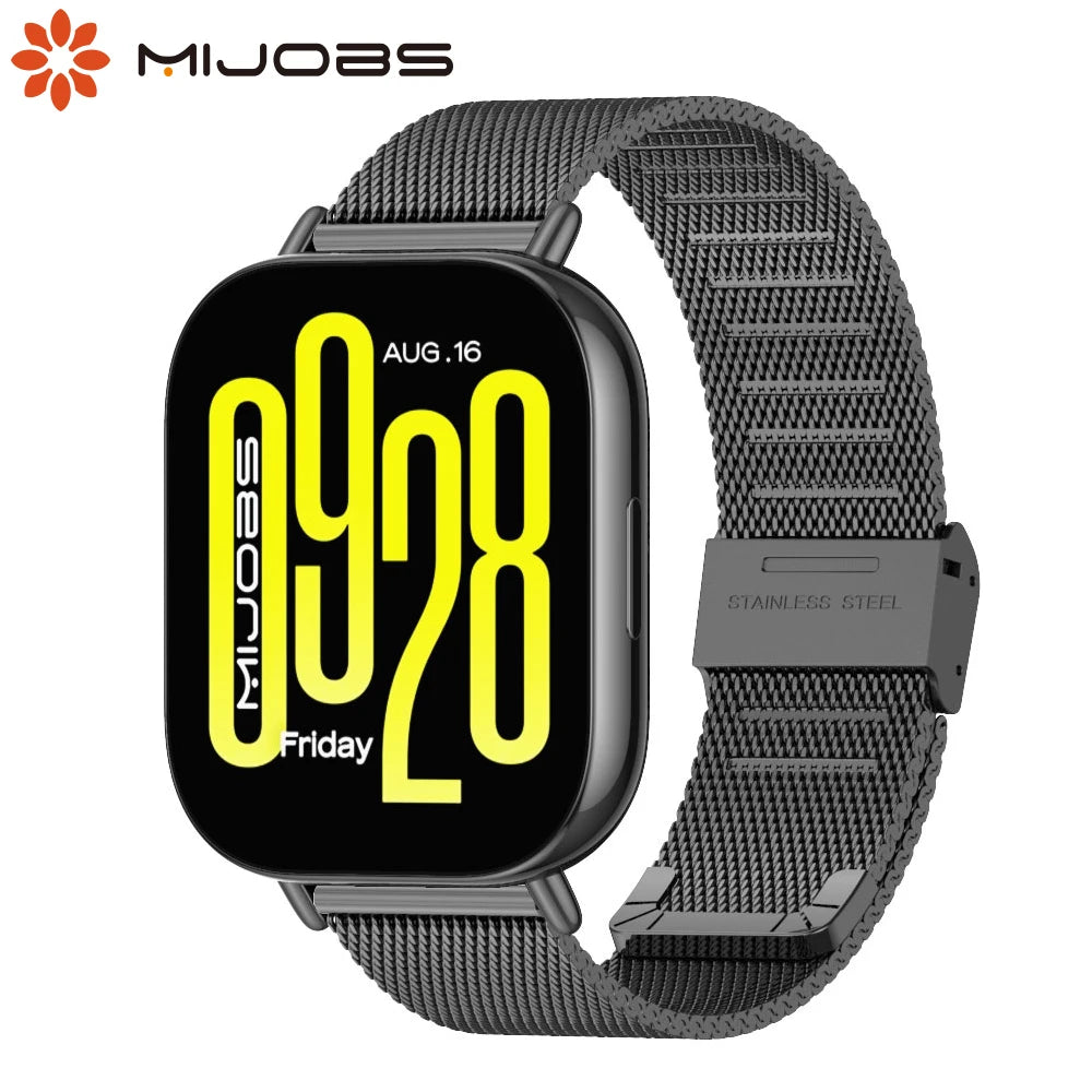 Metal Watchband For Xiaomi Redmi Watch 5 Active / 5 Lite Stainless Steel Replacement Strap Redmi Watch 5 Lite Wrist Bracelet