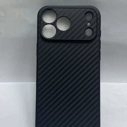 Carbon fiber pattern ultra-thin protective case suitable for iPhone 17 Air 16 15 14 17 Pro Max TPU anti drop protective caser
