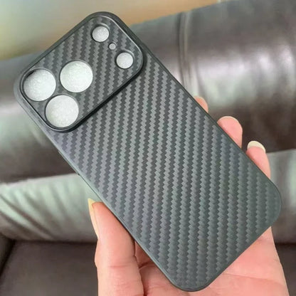 Carbon fiber pattern ultra-thin protective case suitable for iPhone 17 Air 16 15 14 17 Pro Max TPU anti drop protective caser