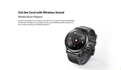 HONOR MagicWatch 2 Smart Watch1.39 Inch Bluetooth Blood Oxygen Monitoring Waterproof 14 Days Battery Life Sports Fitness Tracker