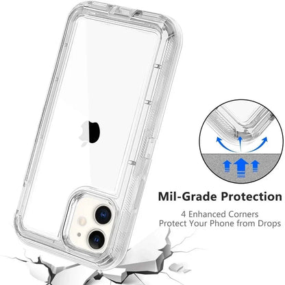 For iPhone 17 16E 15 14 16 PLUS 11 17 Pro MAX MINI 17 Air Phone Case Heavy Duty Hybrid Rugged Shockproof Armor Hard Cover